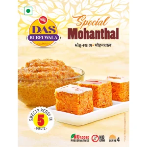 Special Mohanthal – Instant Traditional Gujarati Sweet | Ready in 5 Minutes | Premium Besan Mithai Mix